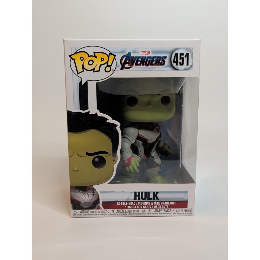 Funko Pop Marvel Avengers Endgame Hulk #451 Bobble-Head Vinyl Figure w/ Box